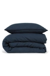 Pom Pom At Home Parker Linen Duvet Cover & Sham Set In Navy