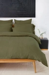 POM POM AT HOME PARKER LINEN DUVET COVER & SHAM SET