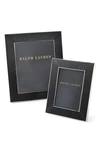 RALPH LAUREN SUTTON EMBOSSED LEATHER PICTURE FRAME