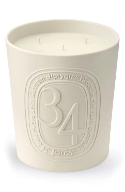 DIPTYQUE 34 BOULEVARD SAINT GERMAIN SCENTED CANDLE, 10.5 OZ