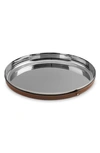 Nambe Tahoe Bar Tray In Metallic Silver