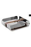 Nambe Tahoe Napkin Holder In Metallic Silver