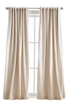 PERI HOME SANCTUARY SET OF 2 LINED LINEN CURTAIN PANELS