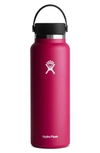 HYDRO FLASK 40-OUNCE WIDE MOUTH CAP WATER BOTTLE