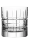 Orrefors Set Of 4 'street' Old Fashioned Tumblers In Clear