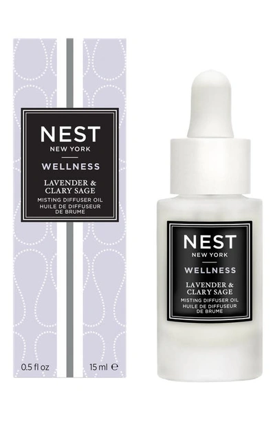 Nest New York 0.5 Oz. Lavender & Clary Sage Misting Diffuser Oil In Lavender And Clary Sage