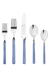 Mepra Fantasia 5-piece Stainless Steel Place Setting Set In Lavender