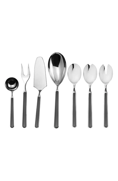 Mepra Fantasia 7-piece Serving Set In Black