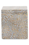 Pigeon & Poodle Callas Square Canister In Silver