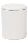 Pigeon & Poodle Cordoba Textured Ceramic Wastebasket In White Burlap