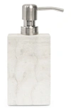 Pigeon & Poodle Andria Pearlized Soap Dispenser In Pearlized