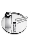 Mepra Stile 4-piece Stainless Steel Bar Set In Stainless Steel