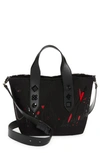 CHRISTIAN LOUBOUTIN SMALL FRANGIBUS PRINT CANVAS TOTE