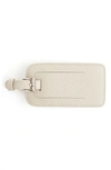 Royce New York Royce Leather Luggage Tag In Taupe