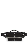 Givenchy G-zip Nylon Belt Bag In 001-black