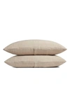 Parachute Set Of 2 Cloud Organic Cotton Gauze Shams In Natural