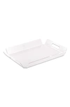 Bey-berk Dezi Acrylic Serving Tray In Clear