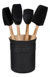 Le Creuset Craft Series 5pc Utensil Set With Crock In Nocolor