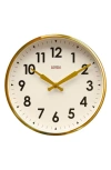 Cloudnola Factory Wall Clock In Gold