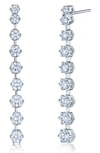 Kwiat Starry Night Diamond Linear Drop Earrings In White Gold