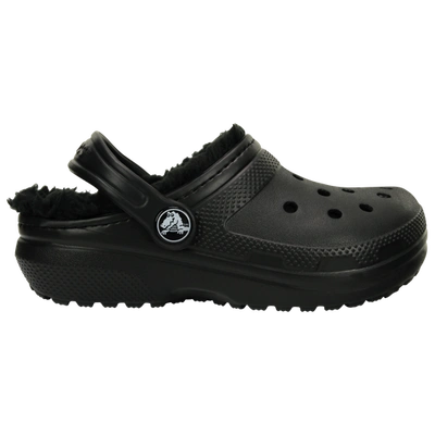 Crocs Boys  Lined Clog In Black/black