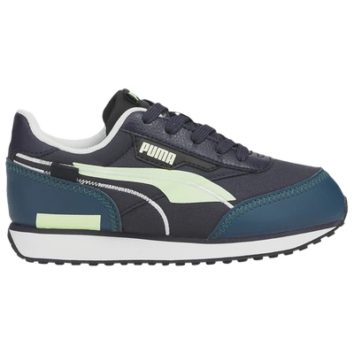 Puma Kids' Boys Future Rider Twofold In Parisian Night/ Black/blue ...