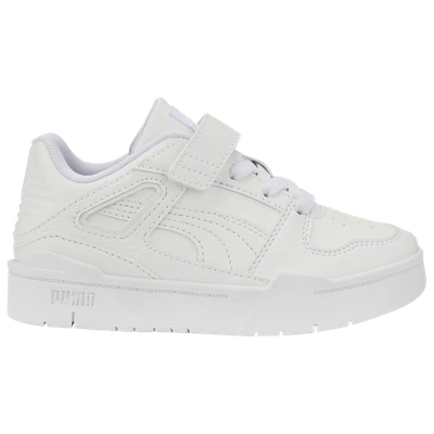 Puma Kids' Boys  Slipstream Leather In White/white