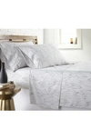 Southshore Fine Linens Premium Collection Ultra Soft Botanical Forest Sheet Set In Modern Foliage White/grey
