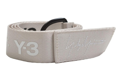 Pre-owned Adidas Originals Adidas Y-3 Street Belt White