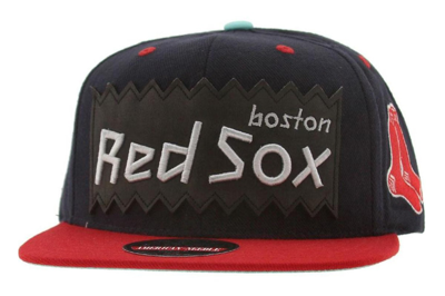 Pre-owned American Needle Boston Red Sox Retro Snapback Cap Navy/red