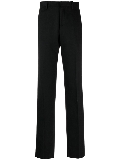 Off-white Tailored Straight-leg Trousers In Black