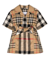 BURBERRY FRONT BOW CHECK DRESS