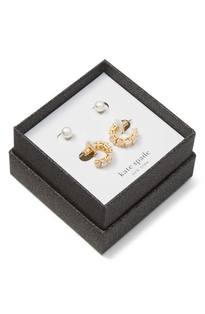 kate spade new york Stud & Huggie Hoop ピアスセット kate spade new york Stud & Huggie Hoop ピアスセット