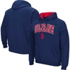 COLOSSEUM COLOSSEUM NAVY DUQUESNE DUKES ARCH & LOGO 3.0 PULLOVER HOODIE