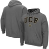 COLOSSEUM COLOSSEUM CHARCOAL UCF KNIGHTS ARCH & LOGO 3.0 PULLOVER HOODIE