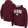 Colosseum Men's  Maroon Texas Southern Tigers Arch & Logo 3.0 Pullover Hoodie In Maroon