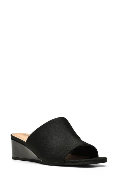 Nydj Claudine Wedge Sandal In Black