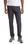 Duer Live Free Adventure Slim Water Repellent Pants In Charcoal