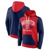 Fanatics Branded Red/navy Washington Nationals Chip In Team Pullover Hoodie In Red