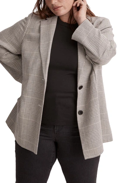 Madewell Dorset Nicholas Glen Plaid Oversize Blazer