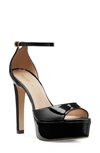 Stuart Weitzman Disco Platform Sandal In Black