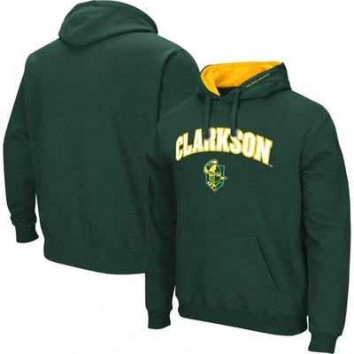 Colosseum Men's  Green Clarkson Golden Knights Arch & Logo Pullover Hoodie