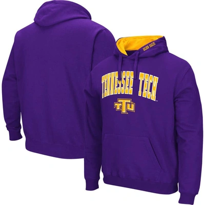 Colosseum Men's  Purple Tennessee Tech Golden Eagles Arch & Logo Pullover Hoodie