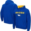 Colosseum Men's  Blue Hofstra University Pride Arch & Logo Pullover Hoodie In Blue
