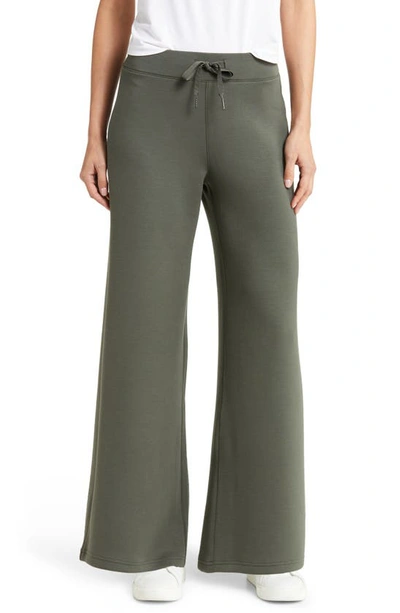 Spanx Wide Leg Pants In Dark Palm