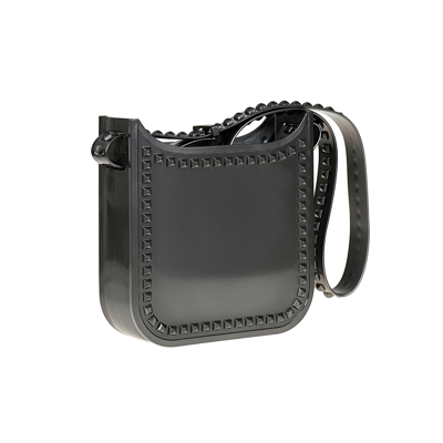 Carmen Sol Toni Mid Crossbody In Gunmetal