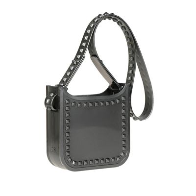 Carmen Sol Lisa Small Crossbody In Gunmetal