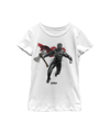 Marvel Girl's  Avengers: Endgame War Machine Spray Paint Child T-shirt In White