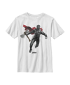 Marvel Girl's  Avengers: Endgame War Machine Spray Paint Child T-shirt In White