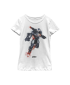 Marvel Girl's  Avengers: Endgame War Machine Spray Paint Child T-shirt In White